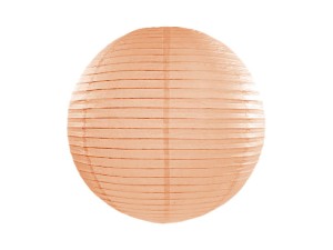 Papierlaterne, hellpfirsich, 25cm
