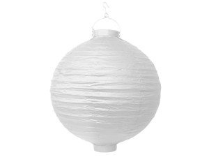 Papierlaterne, weiß, 20cm