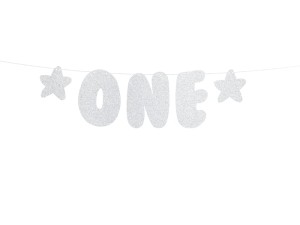 Banner 1st Birthday - One, 11,5x50cm