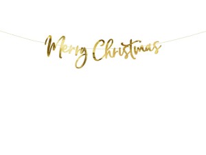 1 Bannergirlande - Merry Christmas