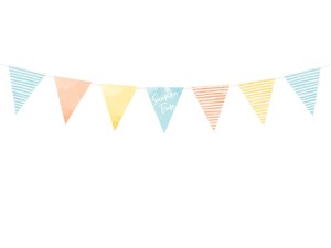 Flaggen-Girlande Summer time, 1,3m