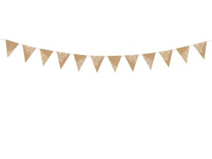 Flaggen-Girlande, Kraft, 2,1 m