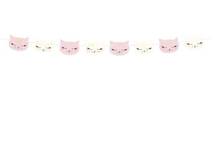 Girlande Katze, Mix, 1,4m