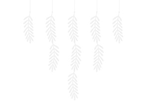 Girlande Zweige, weiß, 1,8 m