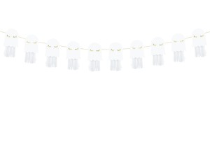 Papiergirlande - Gespenster, 1,3m