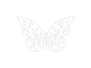 Papierdekoration Schmetterling, 8 x 5cm (1 VPE / 10 Stk.)