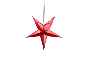 Papierstern, 30cm, rot