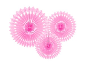 Dekofächer - 3er Set - Rosa
