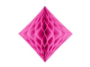 Seidenpapier-Diamant, dunkelrosa, 20cm