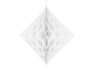 Seidenpapier-Diamant, weiß, 20cm