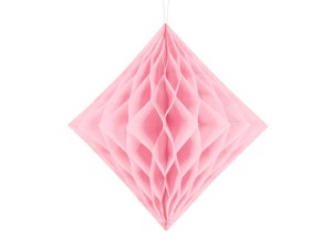 Seidenpapier-Diamant, hellrosa, 20cm