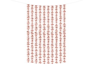Girlande für Hintergrund - Blumen, roségold, 100x210cm