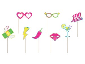 1 Photobooth Set - Electric Party