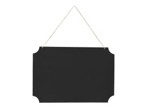 Hängeschild zum Beschreiben, schwarz