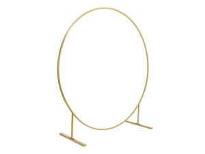 Hintergrund-Ständer Kreis, gold, 2m
