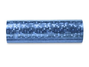 Holografische Luftschlangen, in Hellblau, 3, 8m (1 VPE / 18 Stk.)