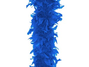 Boa, neonblau, 180cm