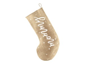 Dekorative Socke Mommy, weiß, 23x39,5cm
