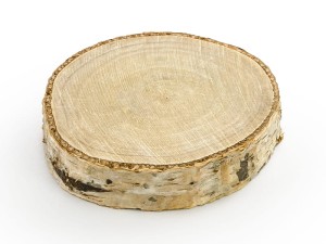 Tischkarten aus Holz, Durchmesser 4,5-6,5cm (1 VPE / 20 Stk.)