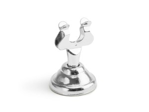 Tischkarten-Ständer, silber, 4cm