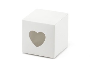 Box Herz, weiß (1 VPE / 10 Stk.)