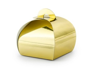 Schachteln, gold, 6x6x5,5cm (1 VPE / 10 Stk.)