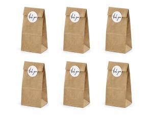 Bonbontüten, Kraftpapier (1 VPE / 6 Stk.)