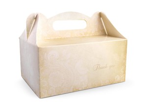 Dekorative Hochzeitskuchen-Boxen (1 VPE / 10 Stk.)