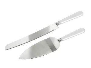 Tortenmesser und Tortenheber (1 VPE / 2 Stk.)
