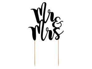 Caketopper Mr & Mrs, 25,5cm