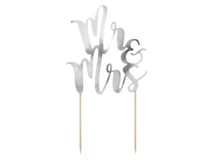 Caketopper Mr&Mrs, 25,5cm