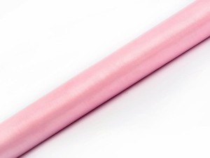 Organza Glatt, hellrosa, 0,36 x 9m (1 Stk. / 9 lfm)