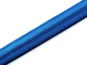 Organza Glatt, dunkeltürkis, 0,36 x 9m (1 Stk. / 9 lfm)