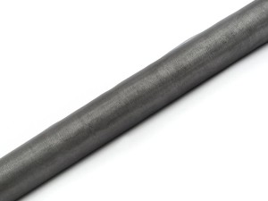 Organza Glatt, grau, 0,36 x 9m (1 Stk. / 9 lfm)