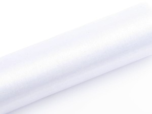Organza Glatt, weiß, 0,16 x 9m (1 Stk. / 9 lfm)
