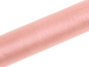 Organza Glatt, blassrosa, 0,16 x 9m (1 Stk. / 9 lfm)
