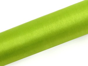 Organza Glatt, hellgrün, 0,16 x 9m (1 Stk. / 9 lfm)
