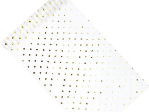 Organza mit Aufdruck, weiß, 0,36 x 9m