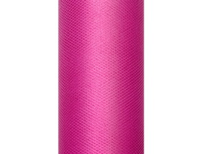 Tüll glatt, fuchsia, 0,5 x 9m