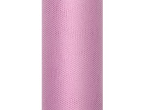 Tüll glatt, puderrosa, 0,30 x 9m