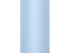 Tüll glatt, hellblau, 0,3 x 9m