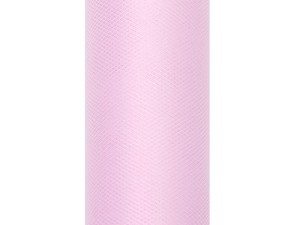 Tüll glatt, hellrosa, 0,30 x 9m