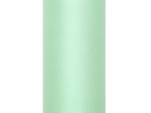 Tüll glatt, mint, 0,15 x 9m (1 Stk. / 9 lfm)