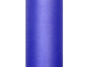 Tüll glatt, marineblau, 0,3 x 9m