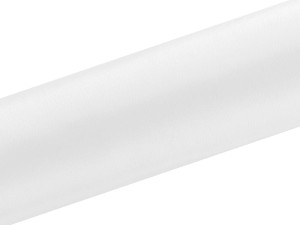 Satin glatt, weiß, 0,16 x 9m (1 Stk. / 9 lfm)