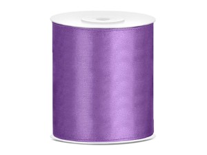 Satinband, lavendel, 100mm/25m