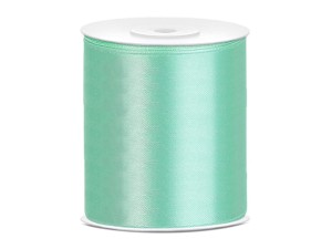 Satinband, mint, 100mm/25m