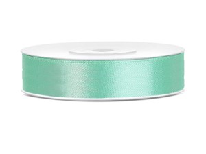 Satinband, mint, 12mm/25m (1 Stk. / 25 lfm)