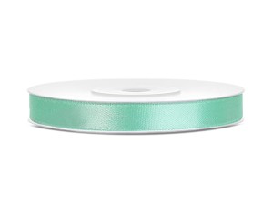 Satinband, mint, 6mm/25m