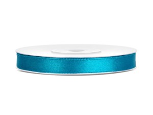 Satinband, türkis, 6mm/25m